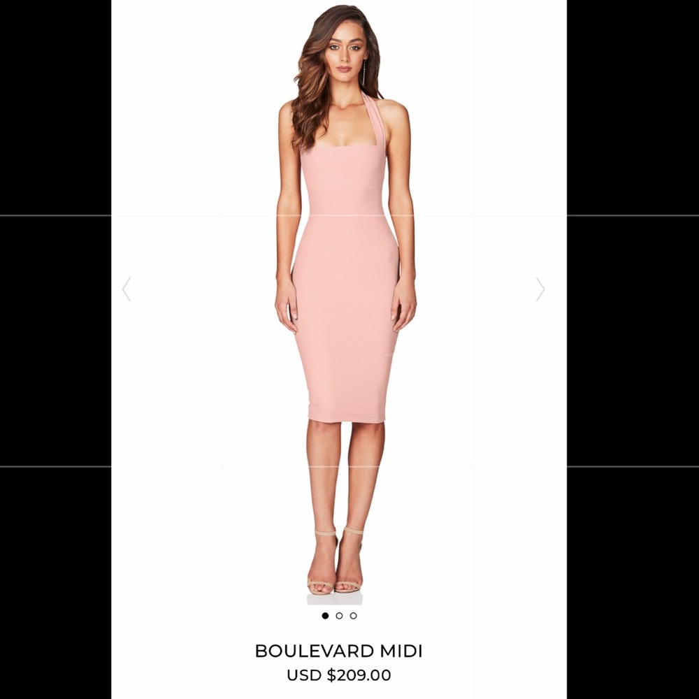 Nookie Boulevard Midi Pink